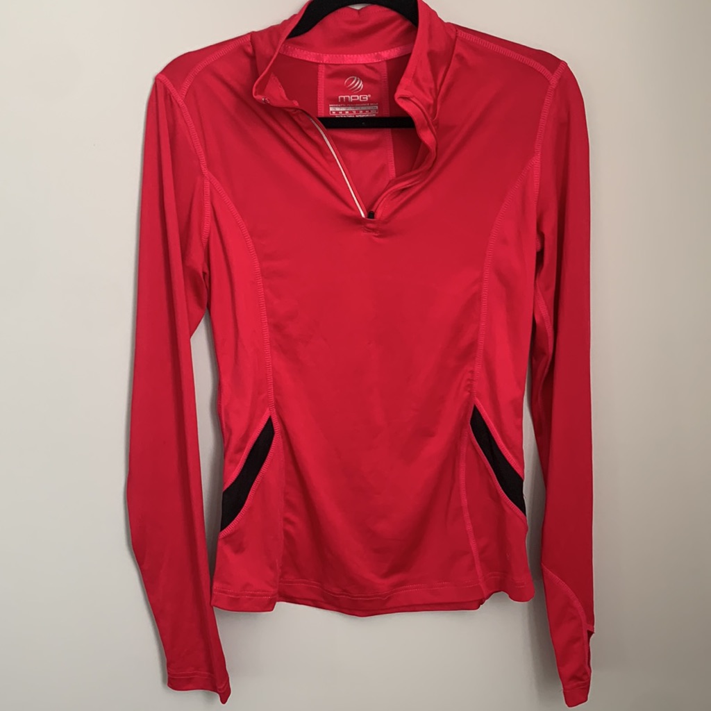 Mpg Performance Pink Pullover Medium